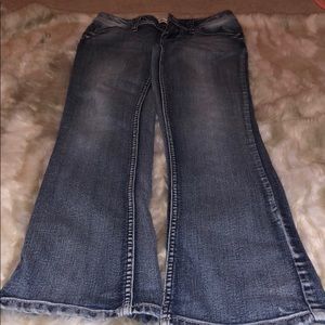 Washed Out Blue Jeans